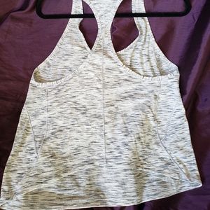 Lululemon Racerback Heather Gray Tank